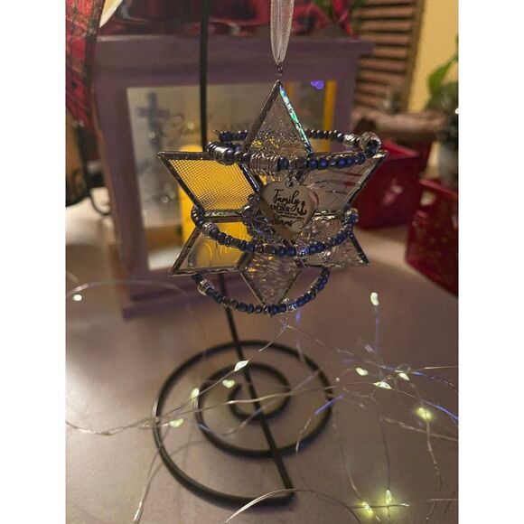 Handmade Blue Beaded Wrap Bracelet/ Wrap Bracelet for her/ Family Bracelet/ Char - Picture 5 of 7